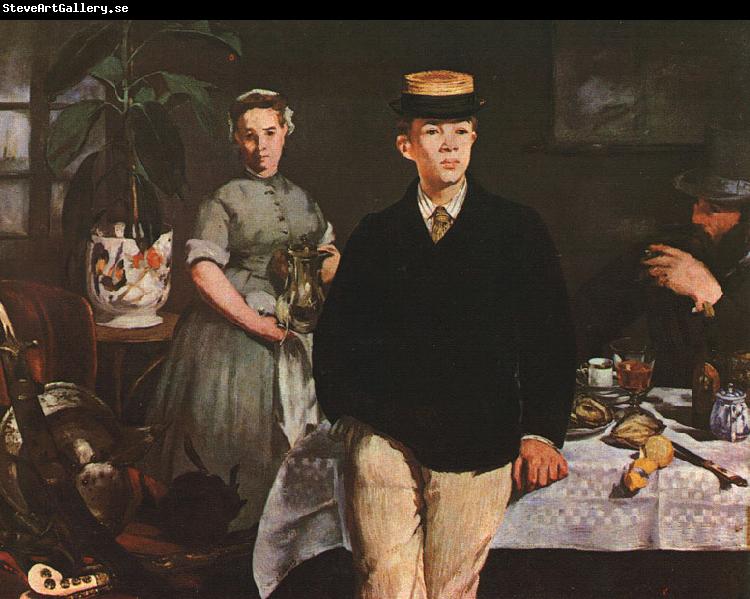 Edouard Manet The Luncheon in the Studio